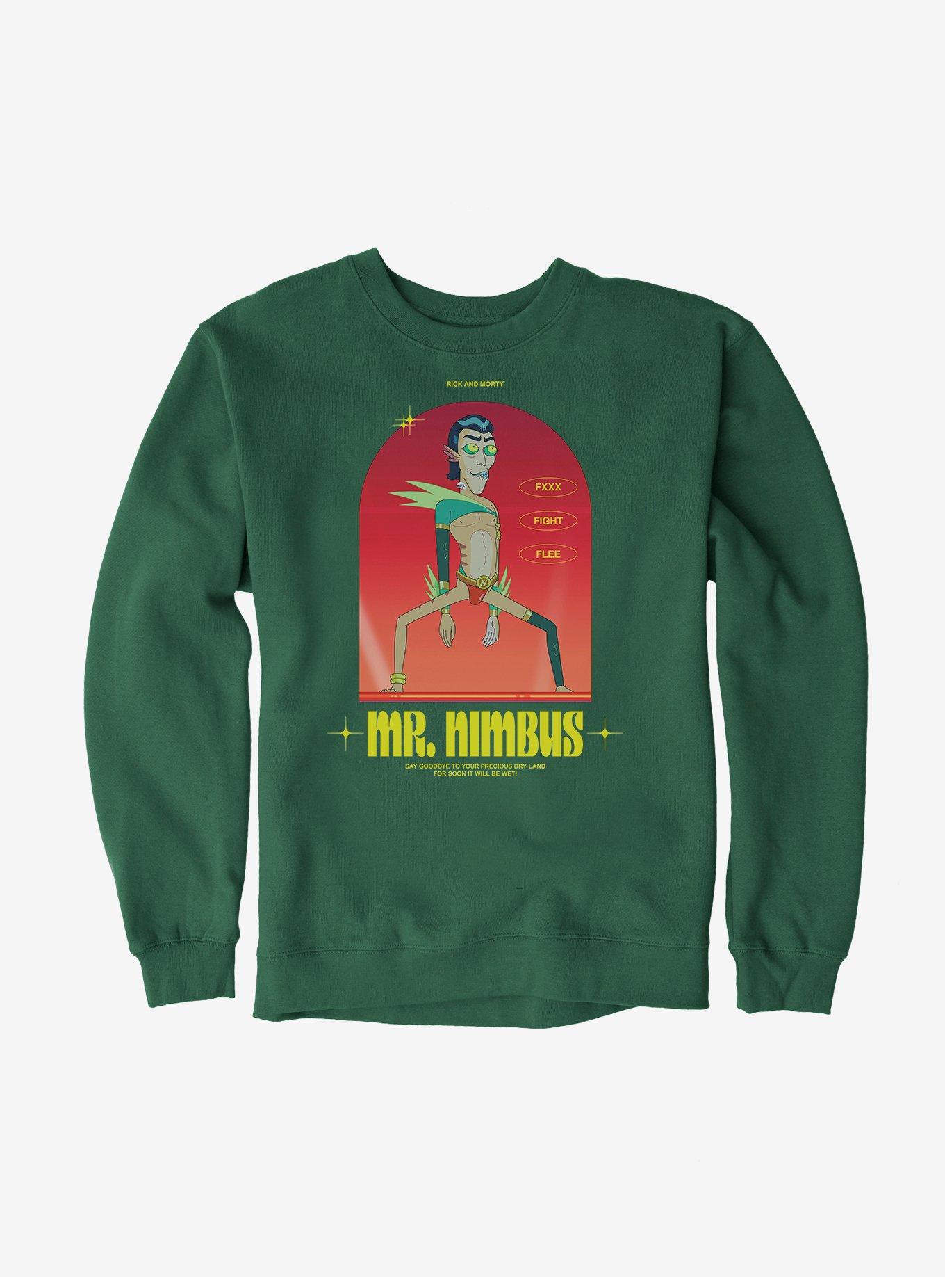 Rick And Morty Mr. Nimbus Sweatshirt Trending Now!